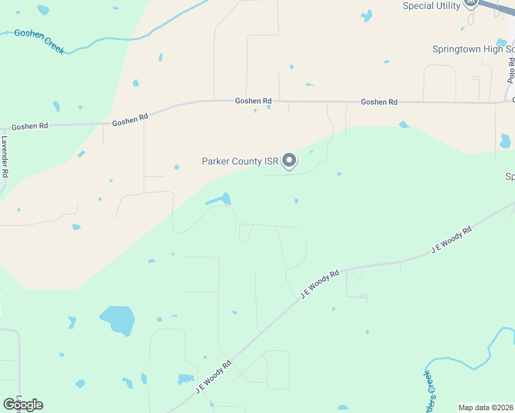 map of restaurants, bars, coffee shops, grocery stores, and more near 118 W Jake St in Springtown