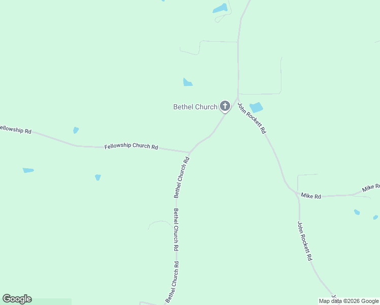 map of restaurants, bars, coffee shops, grocery stores, and more near Bethel Church Road in Lillie