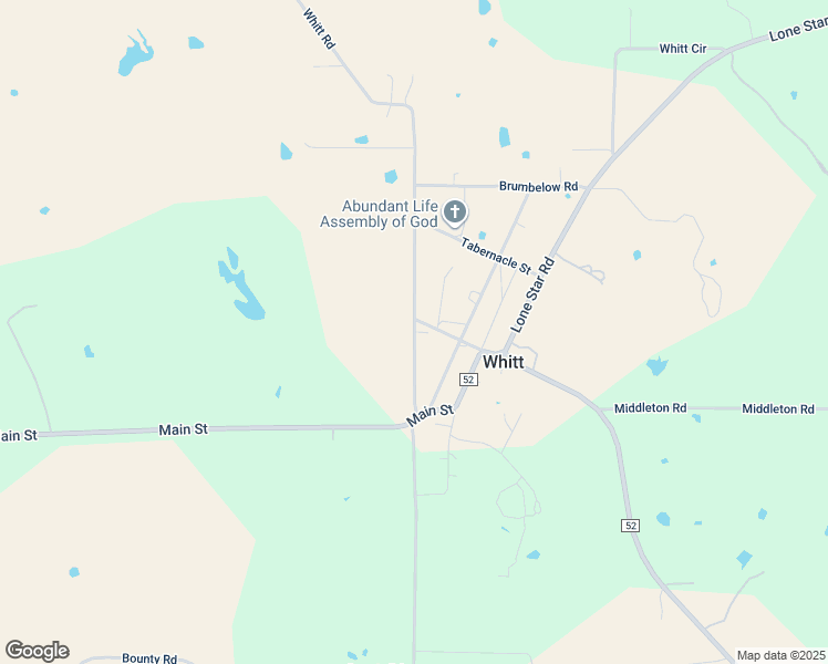 map of restaurants, bars, coffee shops, grocery stores, and more near Whitt Road in Whitt