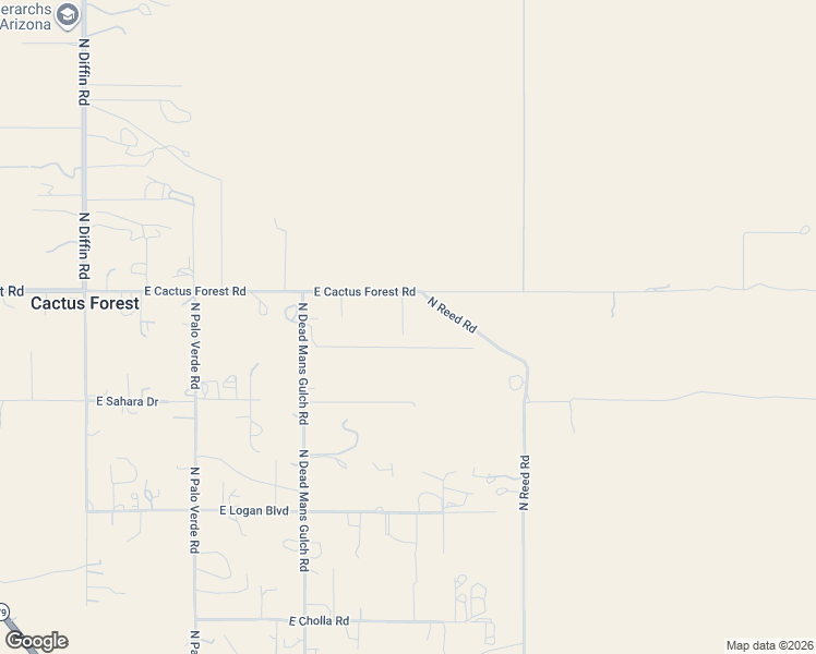 map of restaurants, bars, coffee shops, grocery stores, and more near 8450 North Reed Road in Florence