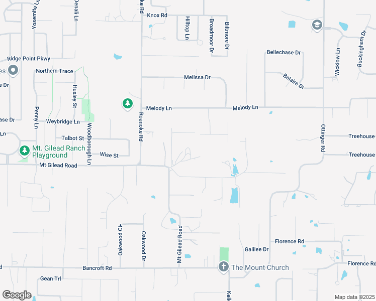 map of restaurants, bars, coffee shops, grocery stores, and more near 1199 Mount Gilead Road in Keller