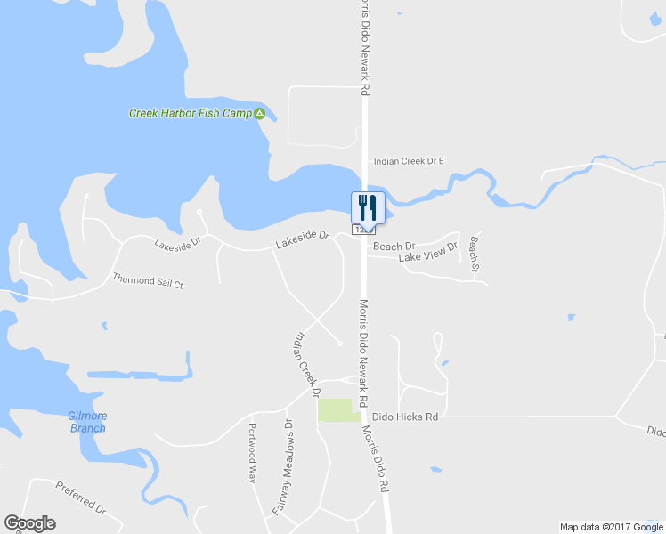 map of restaurants, bars, coffee shops, grocery stores, and more near 12625 Indian Creek Drive in Fort Worth