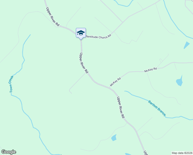 map of restaurants, bars, coffee shops, grocery stores, and more near 4054 Upper River Road in Gray