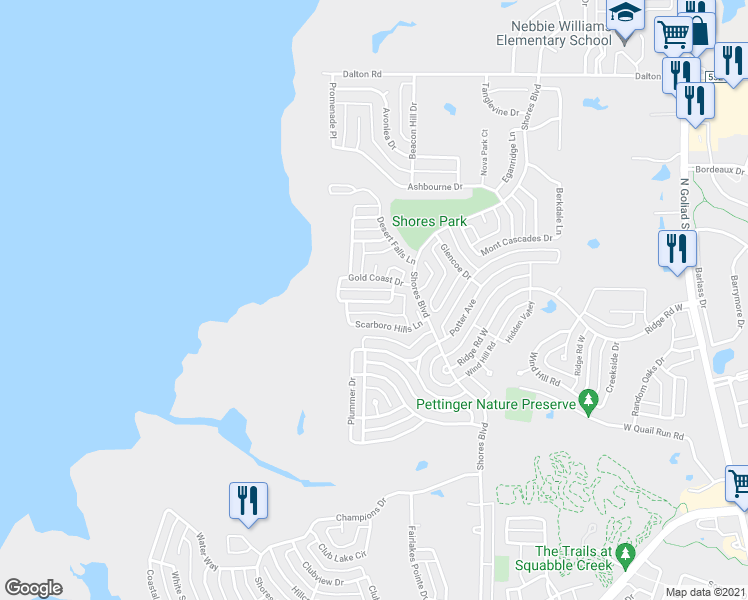 map of restaurants, bars, coffee shops, grocery stores, and more near 6311 Boulevard 26 in North Richland Hills