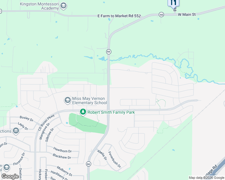 map of restaurants, bars, coffee shops, grocery stores, and more near 133 Tony Lane in Royse City