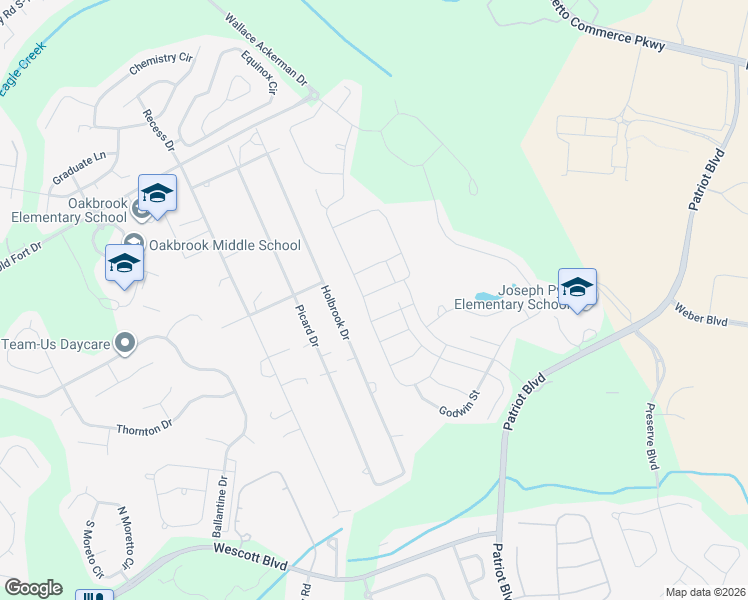 map of restaurants, bars, coffee shops, grocery stores, and more near 9670 Roseberry Street in Ladson