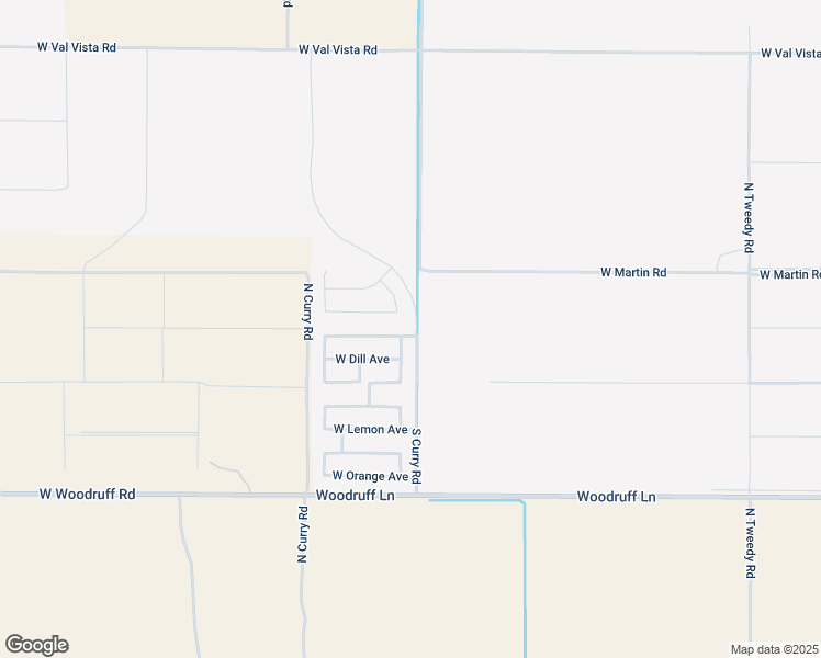 map of restaurants, bars, coffee shops, grocery stores, and more near 4516 West Cinnamon Avenue in Coolidge