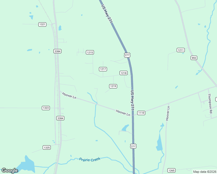 map of restaurants, bars, coffee shops, grocery stores, and more near 116-126 County Road 1219 in Pittsburg