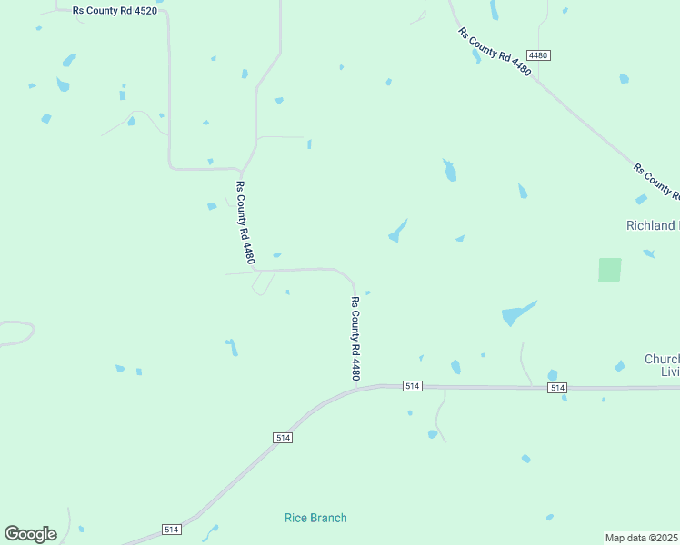 map of restaurants, bars, coffee shops, grocery stores, and more near County Road 4480 in Lone Oak