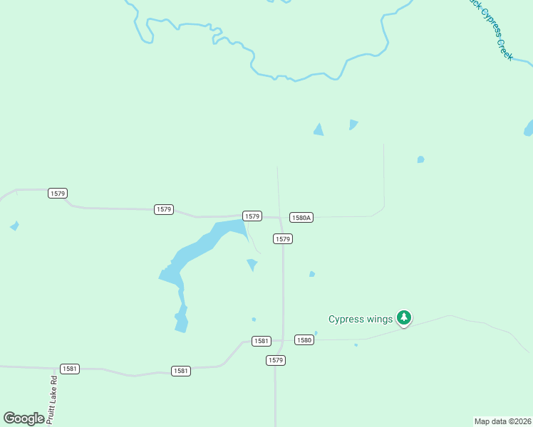 map of restaurants, bars, coffee shops, grocery stores, and more near 23 County Road 1548 in Hughes Springs