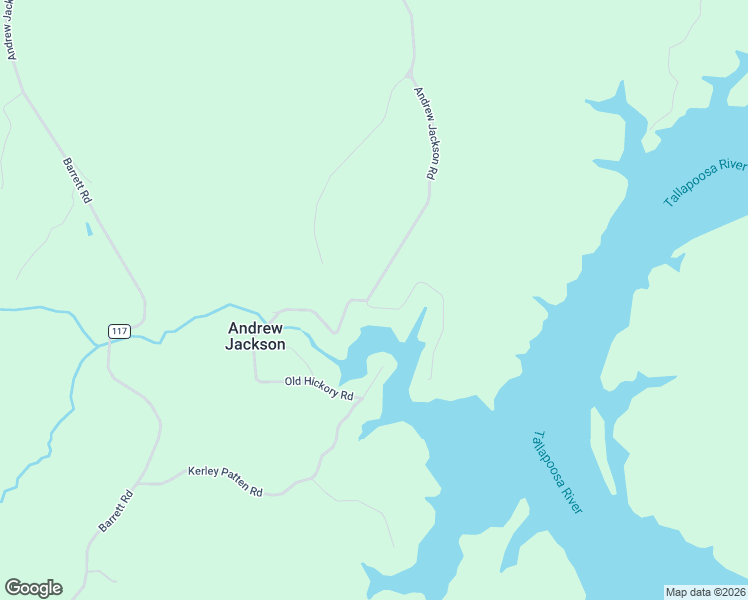 map of restaurants, bars, coffee shops, grocery stores, and more near 463 Andrew Jackson Road in Alexander City