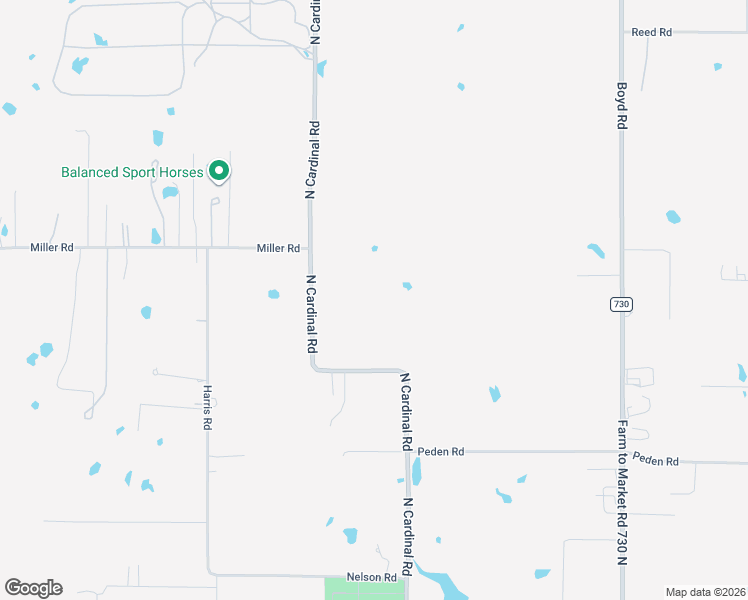 map of restaurants, bars, coffee shops, grocery stores, and more near 1825 North Cardinal Road in Azle