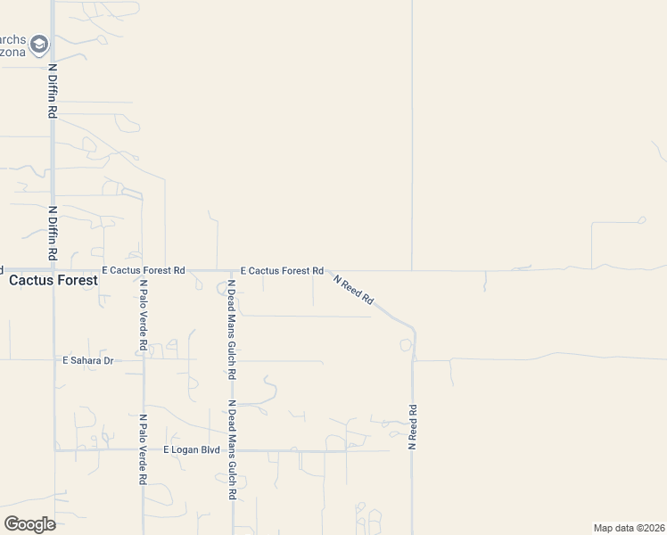 map of restaurants, bars, coffee shops, grocery stores, and more near in Cactus Forest
