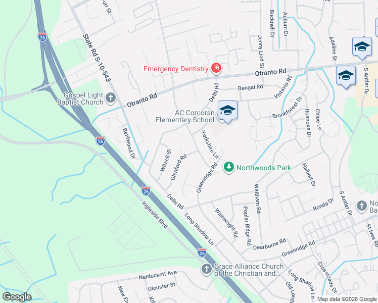map of restaurants, bars, coffee shops, grocery stores, and more near 8396 Glenford Road in North Charleston