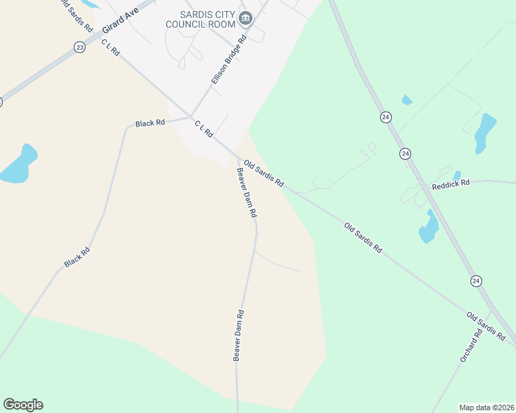 map of restaurants, bars, coffee shops, grocery stores, and more near 211 Beaver Dam Road in Sardis