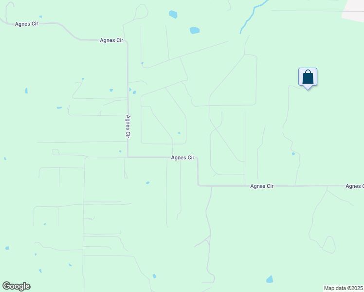 map of restaurants, bars, coffee shops, grocery stores, and more near Agnes Circle in Springtown