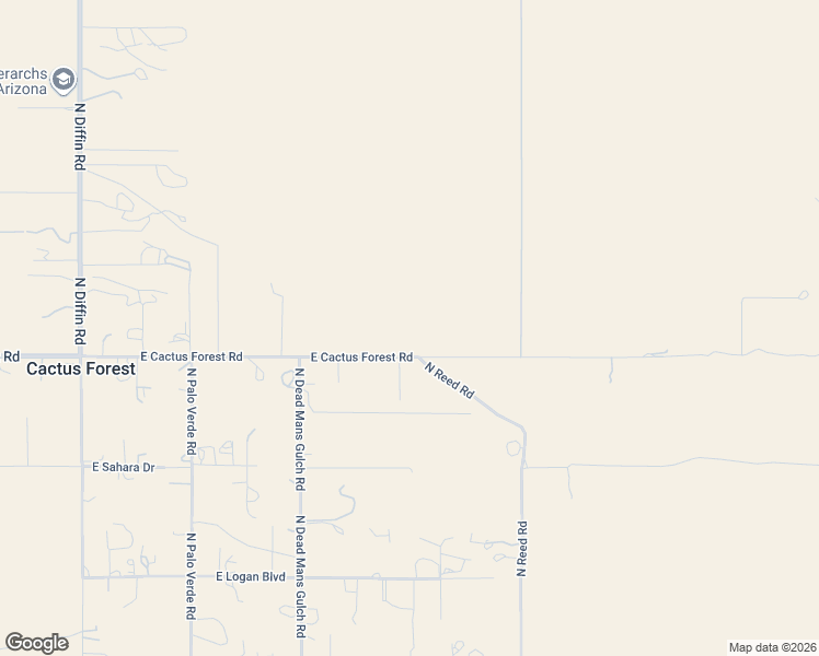 map of restaurants, bars, coffee shops, grocery stores, and more near 24379 East Cactus Forest Road in Florence