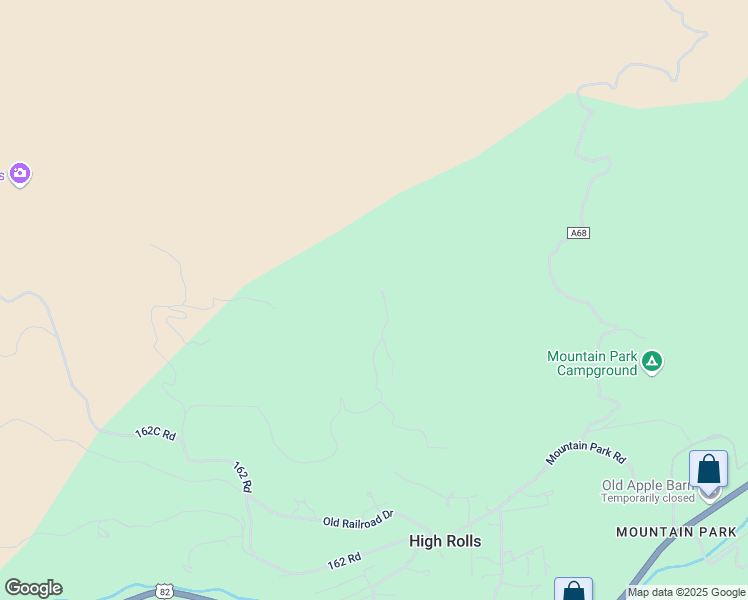 map of restaurants, bars, coffee shops, grocery stores, and more near 104 Red Rock Road in La Luz