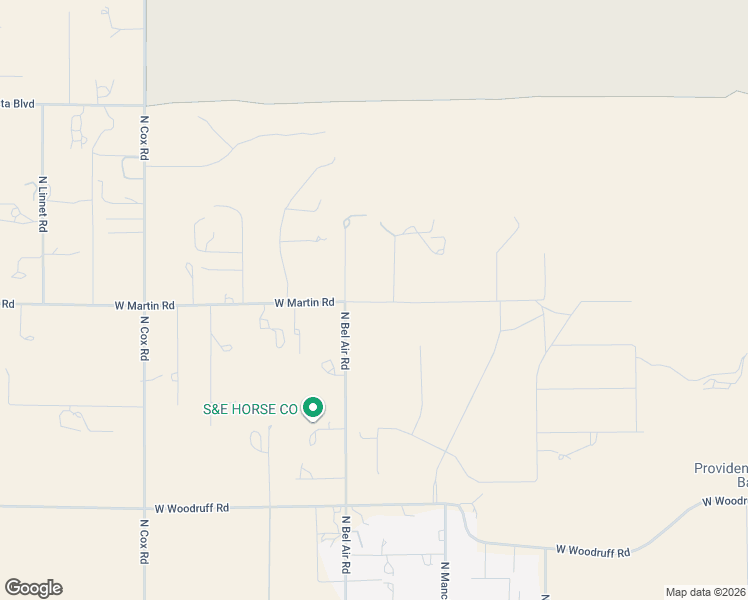 map of restaurants, bars, coffee shops, grocery stores, and more near 8773 North Bel Air Road in Casa Grande