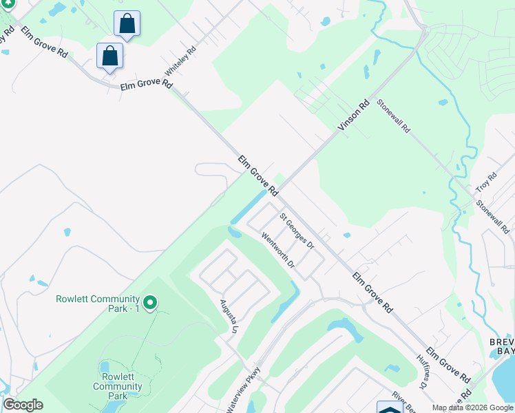 map of restaurants, bars, coffee shops, grocery stores, and more near 2990 Elm Grove Road in Wylie