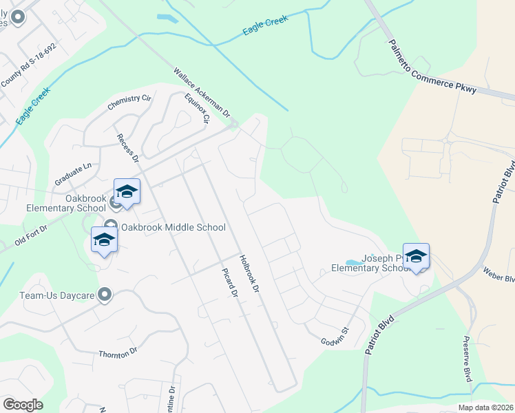 map of restaurants, bars, coffee shops, grocery stores, and more near 9648 Brandishing Road in Summerville
