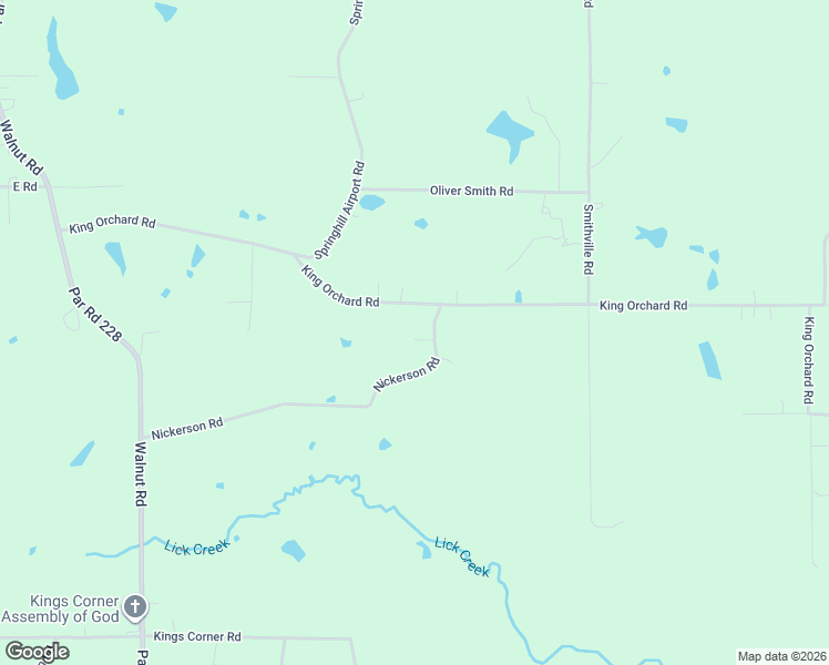 map of restaurants, bars, coffee shops, grocery stores, and more near 504 Nickerson Road in Sarepta