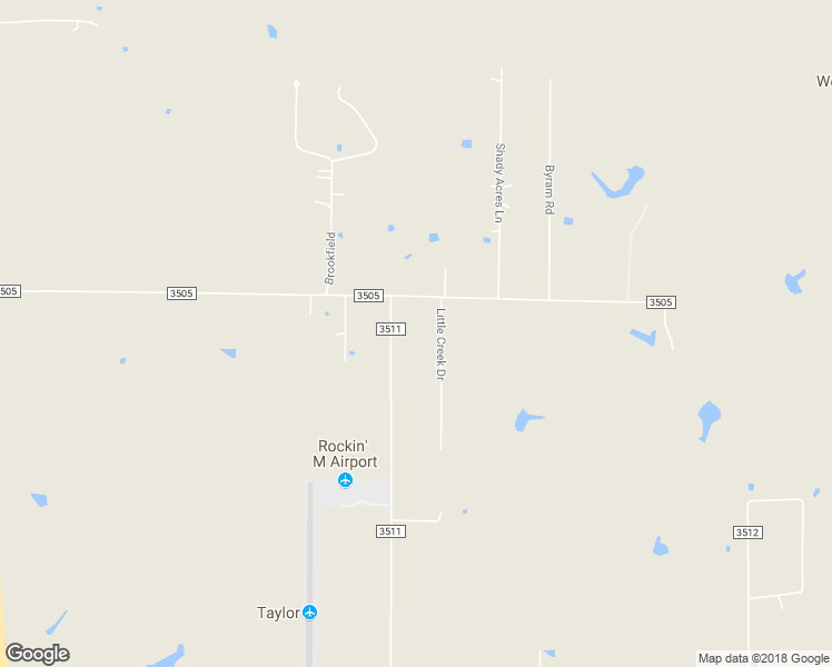 map of restaurants, bars, coffee shops, grocery stores, and more near 6520 Little Creek Drive in Quinlan