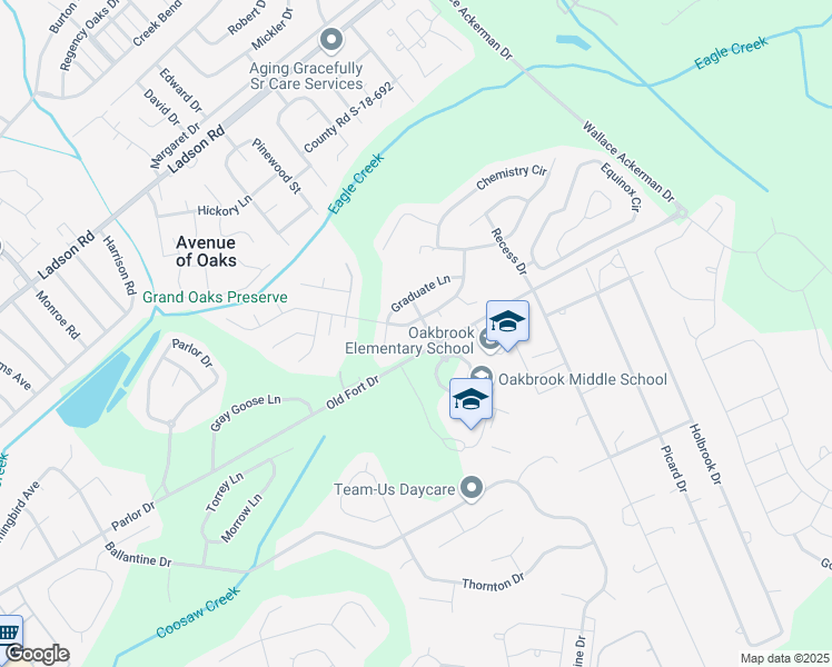 map of restaurants, bars, coffee shops, grocery stores, and more near 103 Reading Court in Ladson