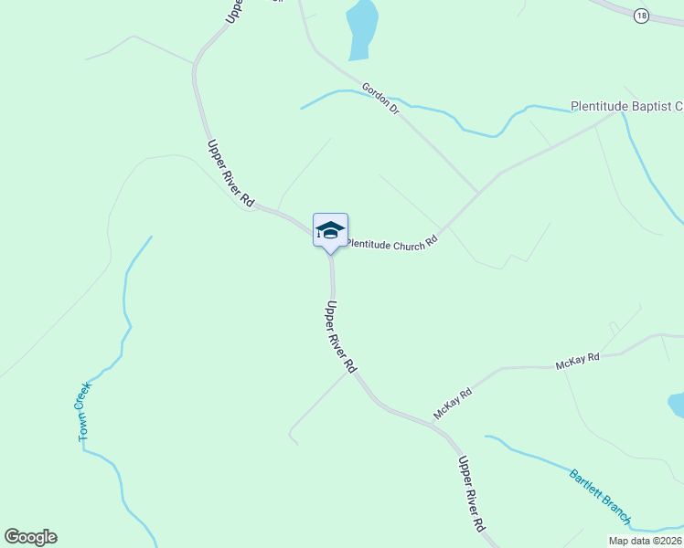 map of restaurants, bars, coffee shops, grocery stores, and more near 4134 Upper River Road in Gray