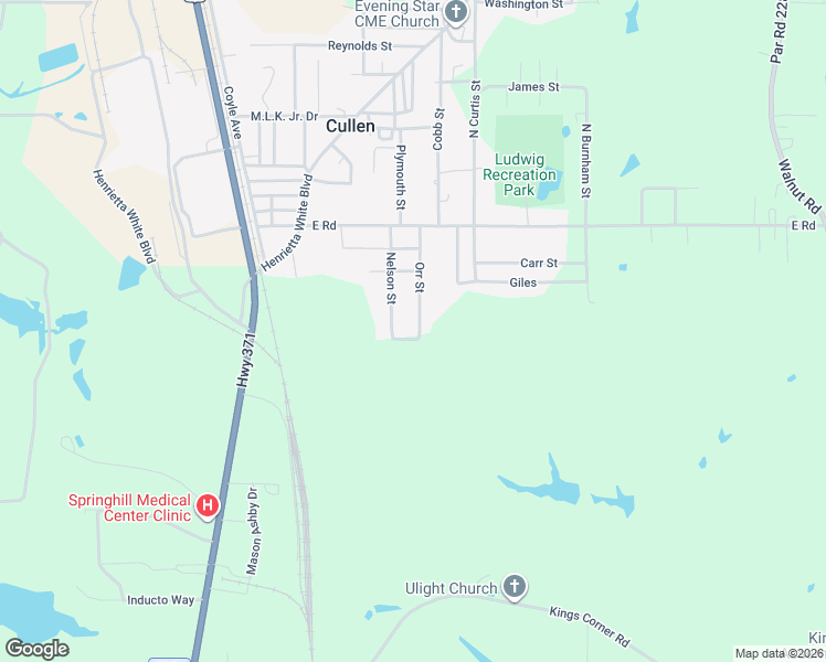 map of restaurants, bars, coffee shops, grocery stores, and more near 319 Orr Street in Sarepta