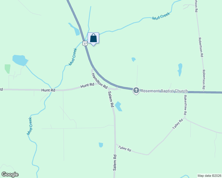 map of restaurants, bars, coffee shops, grocery stores, and more near 170 Pleasant Grove Church Road in LaGrange