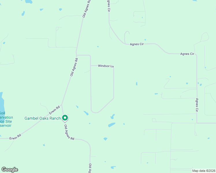 map of restaurants, bars, coffee shops, grocery stores, and more near 1045 Windsor Lane in Springtown