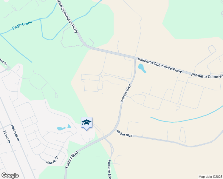 map of restaurants, bars, coffee shops, grocery stores, and more near 9775 Patriot Boulevard in Ladson