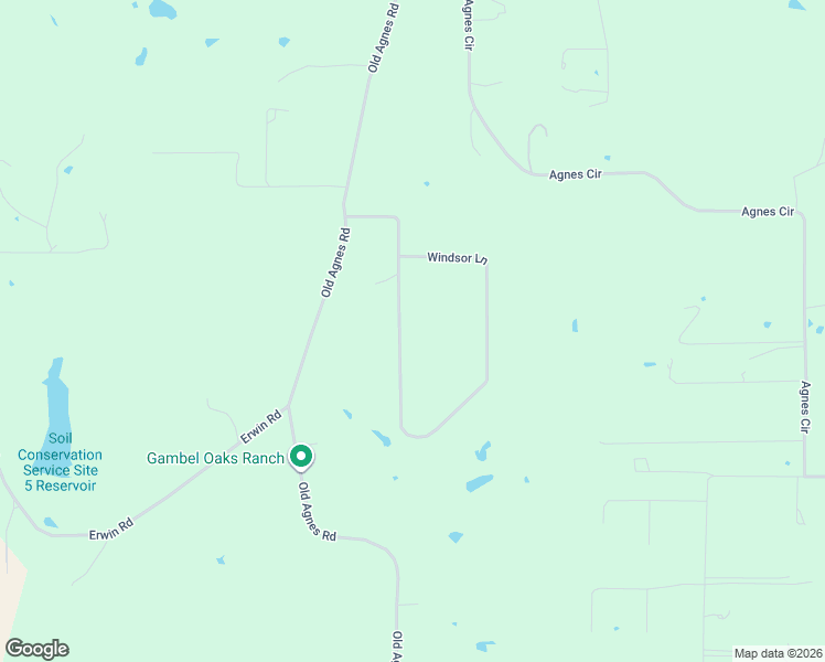 map of restaurants, bars, coffee shops, grocery stores, and more near 467 Windsor Lane in Springtown