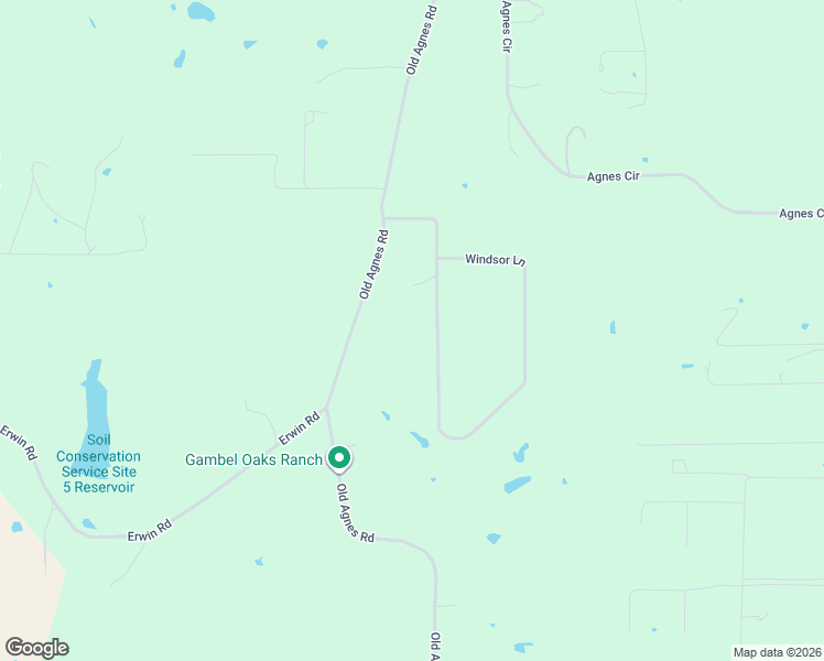 map of restaurants, bars, coffee shops, grocery stores, and more near 466 Windsor Ln in Springtown