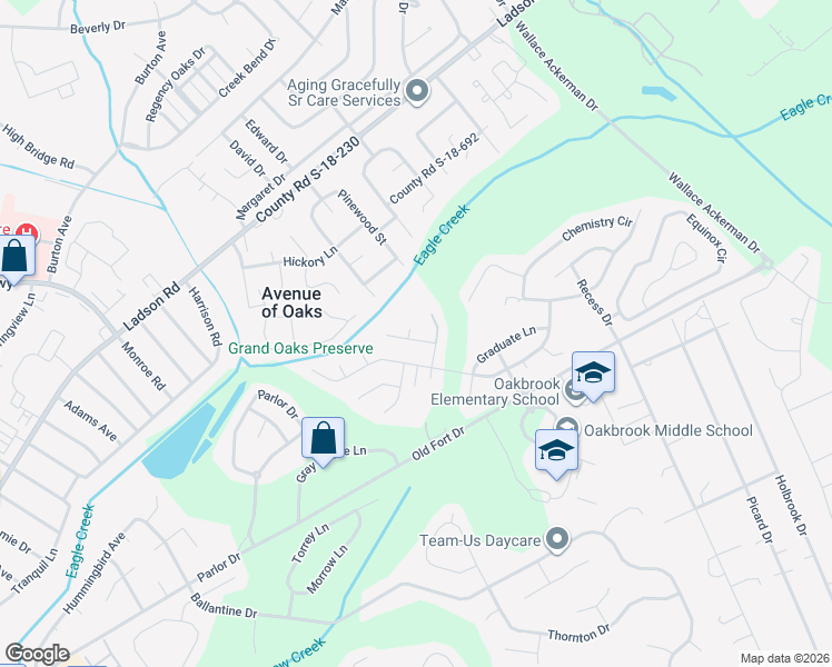 map of restaurants, bars, coffee shops, grocery stores, and more near 1106 Homework Avenue in Ladson