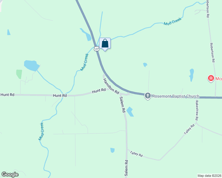 map of restaurants, bars, coffee shops, grocery stores, and more near 160 Pleasant Grove Church Road in LaGrange