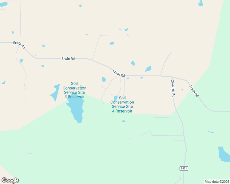 map of restaurants, bars, coffee shops, grocery stores, and more near 2040 Erwin Road in Poolville