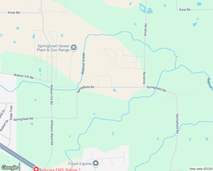 map of restaurants, bars, coffee shops, grocery stores, and more near in Springtown