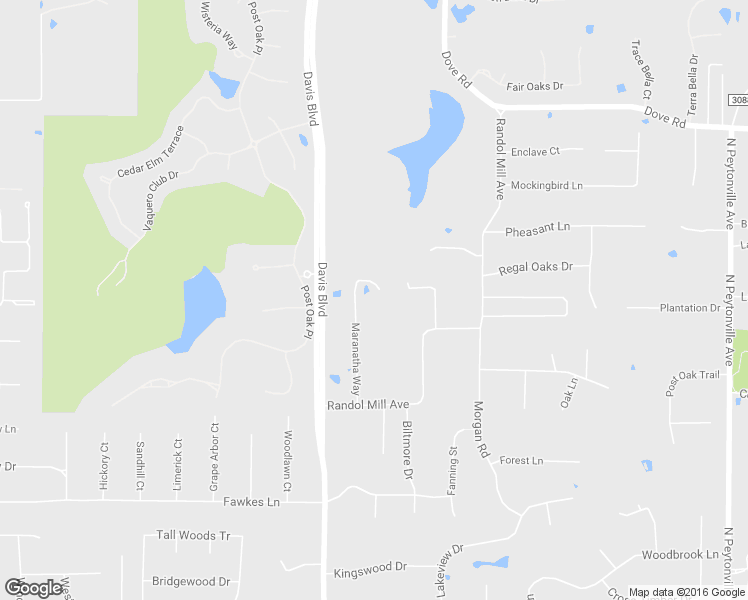 map of restaurants, bars, coffee shops, grocery stores, and more near 1825 Marantha Way in Southlake