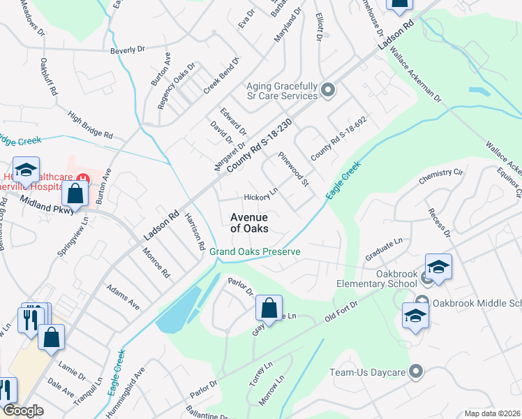 map of restaurants, bars, coffee shops, grocery stores, and more near 9515 South Cardinal Drive in Ladson