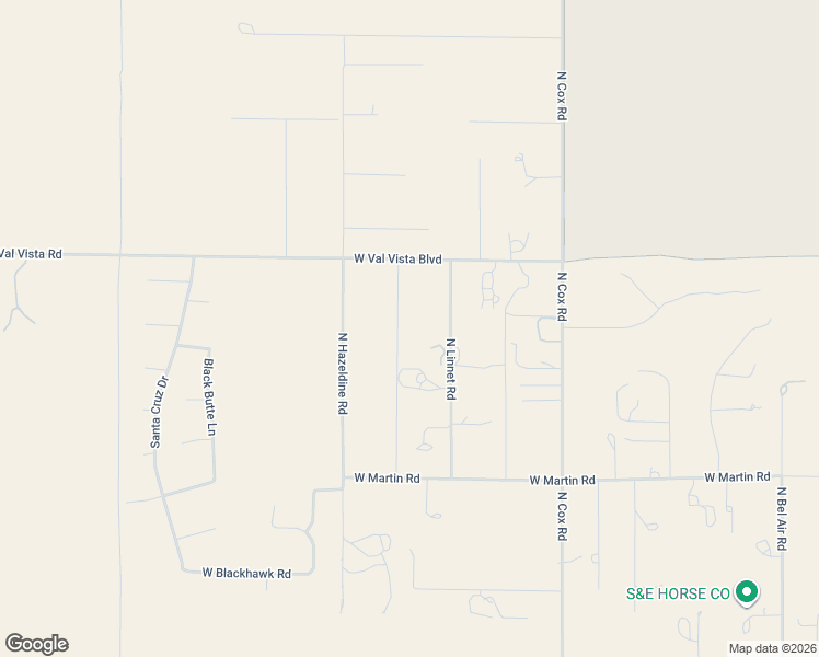 map of restaurants, bars, coffee shops, grocery stores, and more near 9386 North Linnet Road in Casa Grande