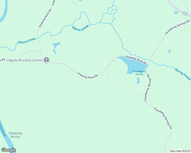 map of restaurants, bars, coffee shops, grocery stores, and more near 335 Dripping Rock Road in Molena