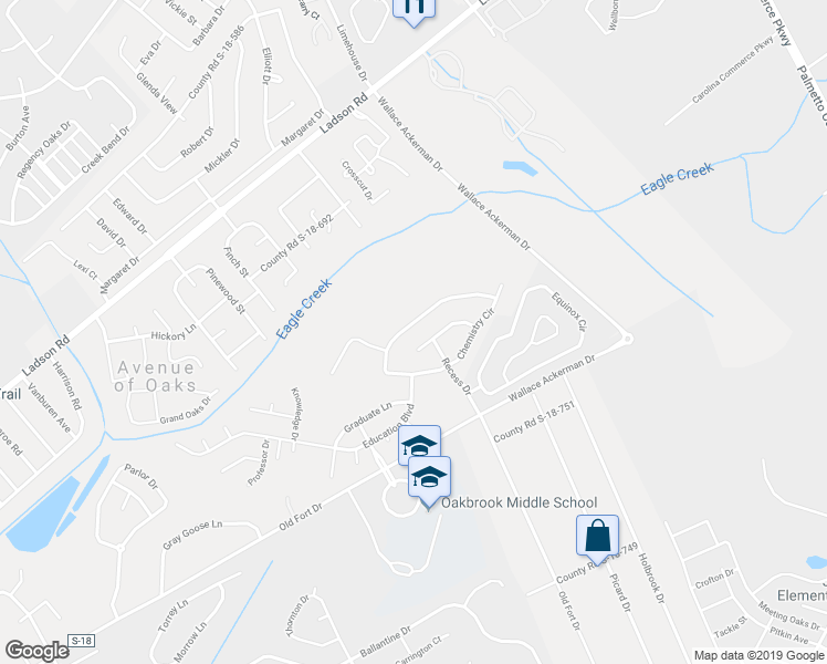 map of restaurants, bars, coffee shops, grocery stores, and more near 242 Chemistry Circle in Ladson