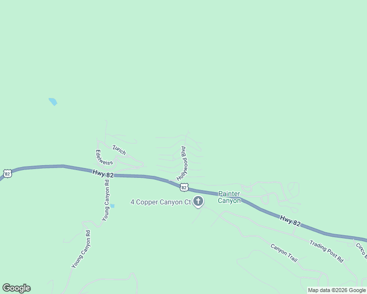 map of restaurants, bars, coffee shops, grocery stores, and more near 1 El Cajon Boulevard in Cloudcroft