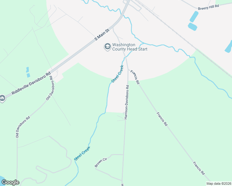 map of restaurants, bars, coffee shops, grocery stores, and more near 564 Harrison-Davisboro Road in Davisboro