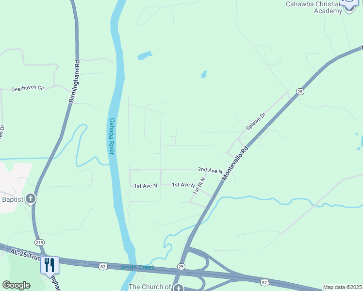 map of restaurants, bars, coffee shops, grocery stores, and more near 167 3rd Avenue North in Centreville