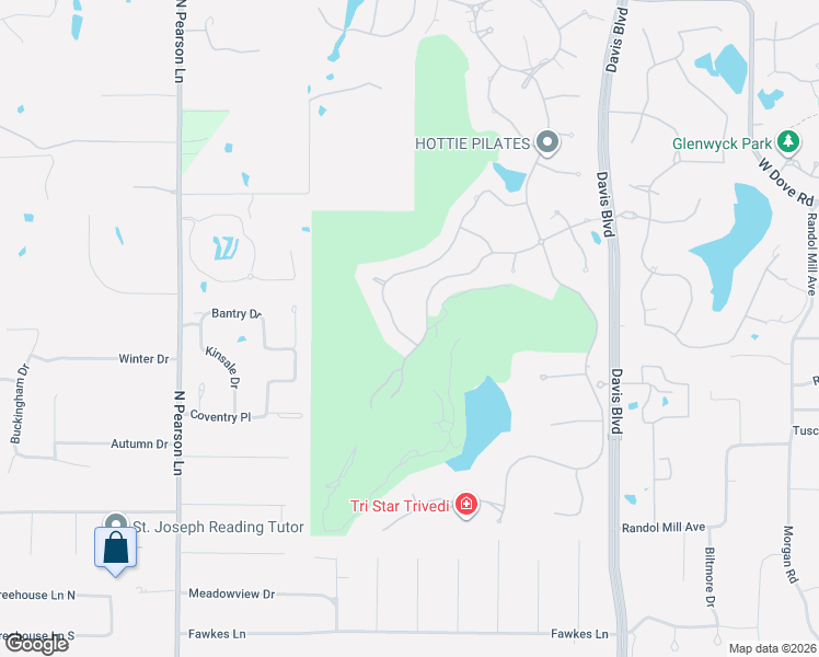 map of restaurants, bars, coffee shops, grocery stores, and more near 2315 Cedar Elm Terrace in Westlake