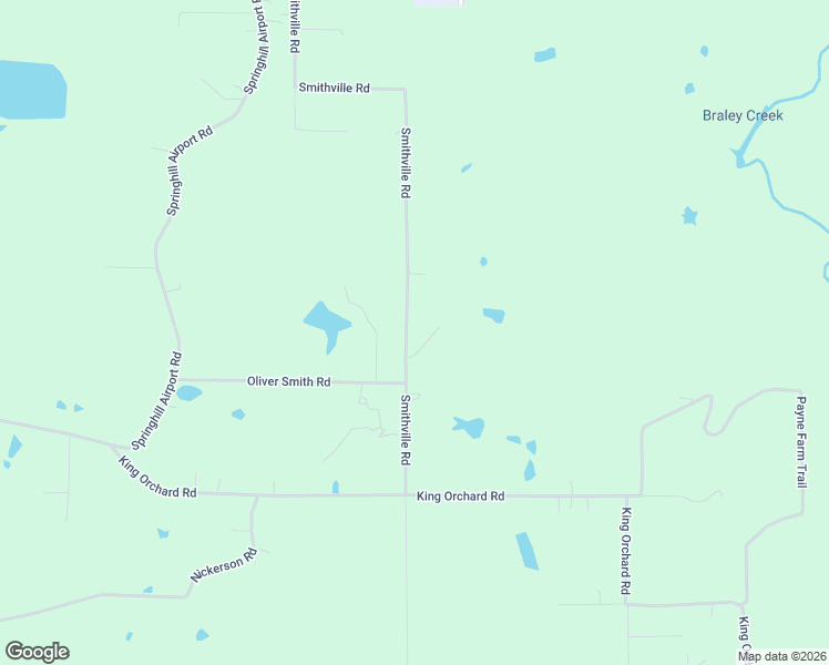 map of restaurants, bars, coffee shops, grocery stores, and more near 682 Smithville Road in Sarepta
