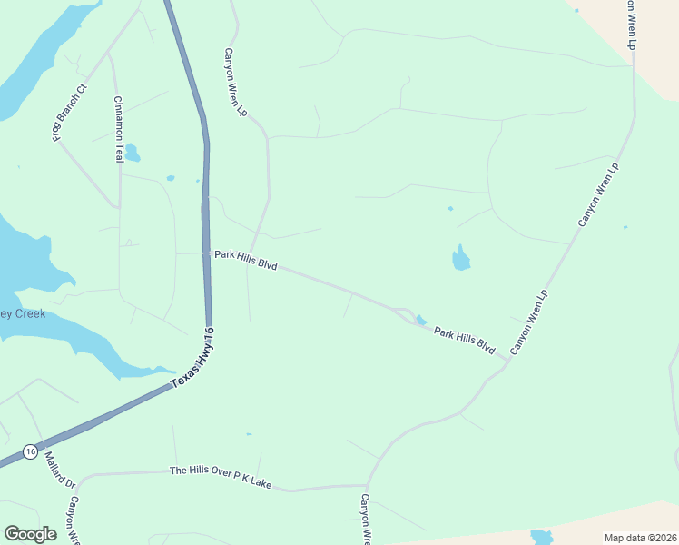 map of restaurants, bars, coffee shops, grocery stores, and more near 1216 PK Hills Boulevard in Graford